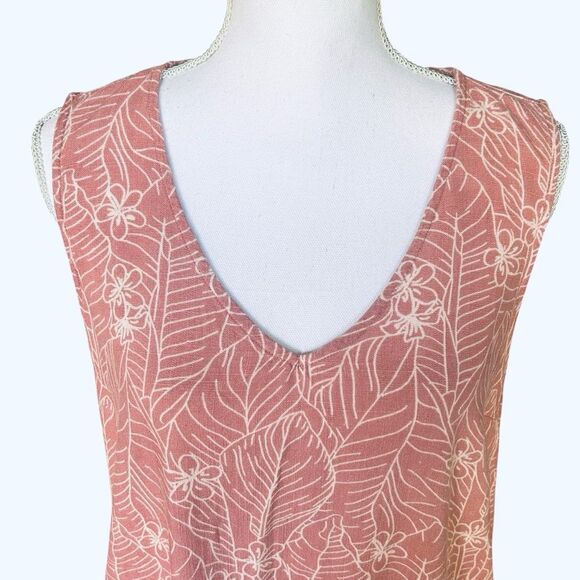 ORVIS Floral Pink & White Shift Dress Size Medium - Picture 4 of 8